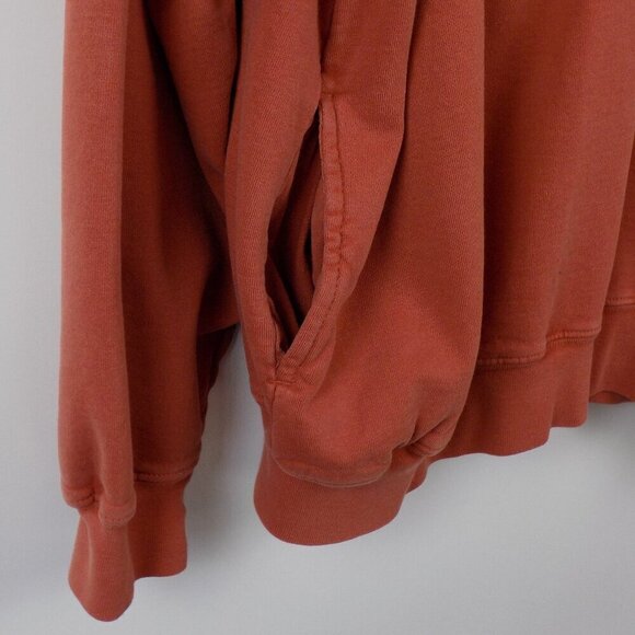 John Galt Sweatshirt Size XL Orange Collard Pullover - Picture 3 of 5